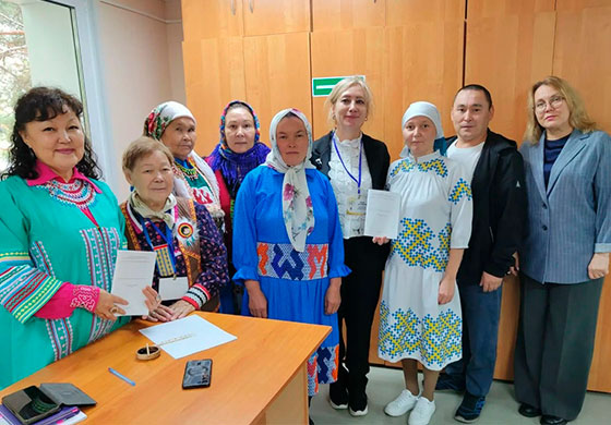 Фото гостей музея на встрече